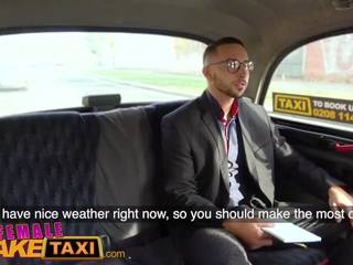 Female Fake Taxi Stud gets Balls Deep in provocative Drivers