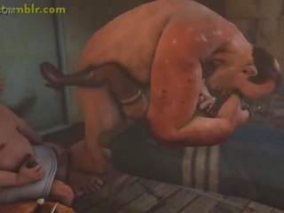 Lulu fucked hard in 3D monster xxx clip animation