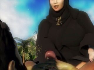 Island av förlorat fett arab muslim flickor bär burqa och | xhamster